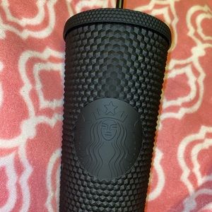 Starbucks Matte Soft Touch Black Studded Tumbler 24oz